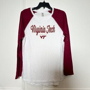 NEW ZooZats Virginia Tech Hokies Long Sleeve Shirt Size L